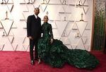 Will Smith, left, and Jada Pinkett Smith arrive at the Oscars on Sunday, March 27, 2022, at the Dolby Theatre in Los Angeles.
