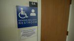 Signage for a gender-inclusive bathroom at the University of Oregon.