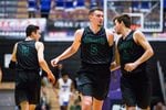 West Salem plays in the 2018 OSAA state basketball tournament. Winter sports like basketball and wrestling could be the true test of the new travel arrangement for Salem and Bend schools.