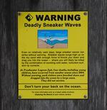 The Oregon Department of Parks and Recreation is warning of sneaker waves over the next few days as the coast experiences high tides.