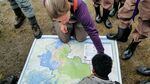 Students learn about the Copper River Watershed on the Salmon Field Trip.