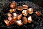 Oregon sunstones that shimmer with tiny flecks of copper are described as "schiller." Sunstones are Oregon's state gemstone.