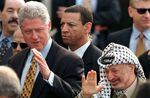 U.S. President Bill Clinton and Palestinian leader Yasser Arafat inaugurated the Gaza International Airport in 1998 in Rafah, in the Gaza Strip. The presidential visit and the launching of the airport were seen as an important steps in the effort to establish a Palestinian state.