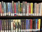 Young adult books at the Columbia County Library. Some people have requested to move the YA section into the adult section because of what they call "obscene" material in 100 of the around 800 books.