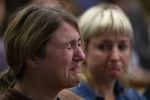 Victims and victims' family members react to verdicts of guilty on all twelve counts at the Jeremy Christian trial, Feb. 21, 2020.