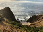 A lookout from the set of "Highland Home," filmed on the Oregon Coast