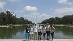 Members of the Warm Springs Youth Council on their trip to Washington, DC. 