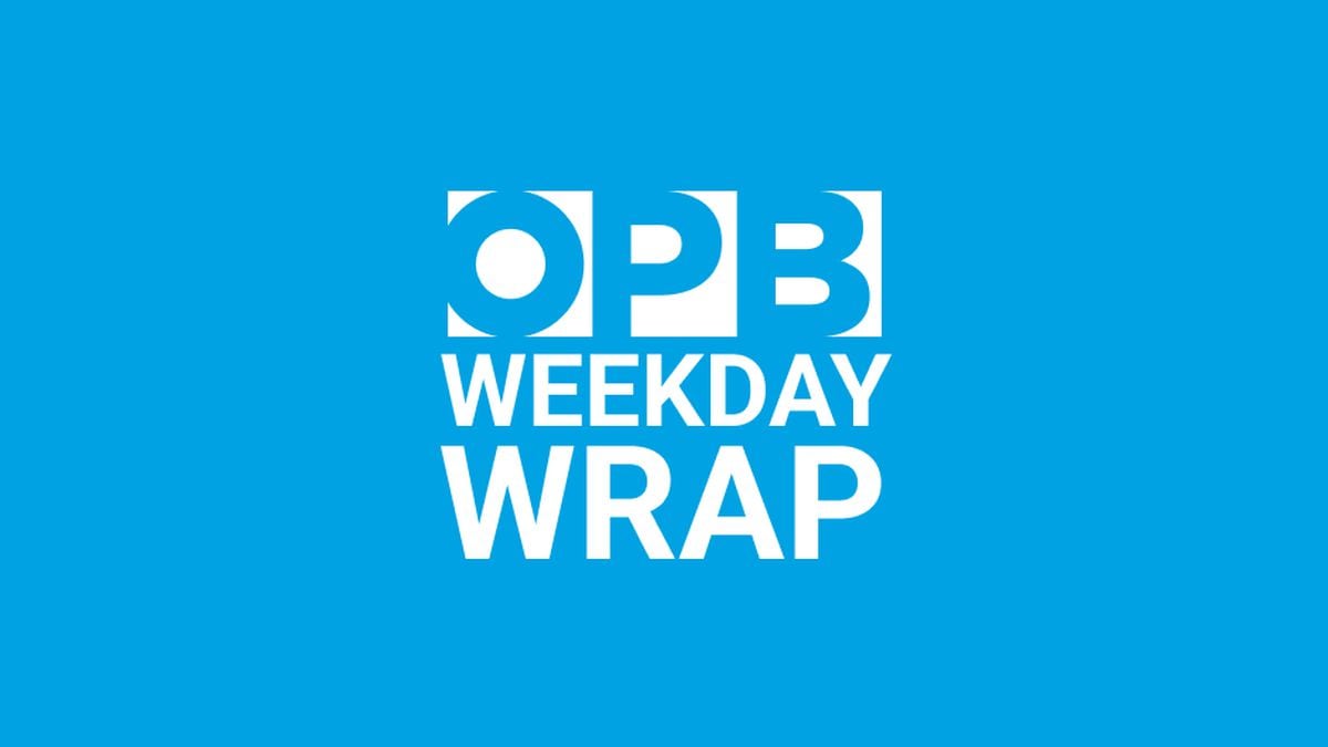 Weekday Wrap: A fight over flags in Coos Bay and encouraging news for whales, Fender’s butterfly - Oregon Public Broadcasting