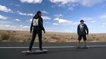 "Native people are doing everything today modern," said Acosia Red Elk, pictured here longboarding with her brother in the hills outside Pendleton. "We’re not just doing traditional things. We are doctors and lawyers. We are artists. I love to snowboard. I love to longboard. I love house music. We are living in all worlds, and we can show up in our indigenousness to anything as well."