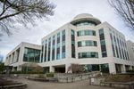 The Oregon Department of Human Services building in Salem, Oregon.