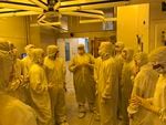 A group of high school students visits Jireh Semiconductor in 2019. Jireh is part of an apprenticeship program at Hillsboro's Century High School, aimed at building the next generation of clean-room technicians.
