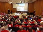 About 400 people packed a conference center at the University of Portland Monday evening to figure out ways to block work at the Zenith Energy oil terminal.