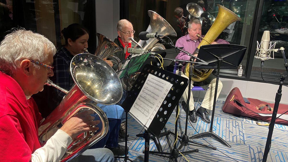 More than 200 tuba players gather in downtown Portland for Tuba