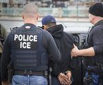 In this Tuesday, Feb. 7, 2017, photo released by U.S. Immigration and Customs Enforcement shows foreign nationals being arrested this week during a targeted enforcement operation conducted by U.S. Immigration and Customs Enforcement (ICE) aimed at immigration fugitives, re-entrants and at-large criminal aliens in Los Angeles. Immigrant advocates on Friday, Feb. 10, 2017, decried a series of arrests that federal deportation agents said aimed to round up criminals in Southern California but they believe mark a shift in enforcement under the Trump administration.
