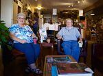 Amber Deibel and Frank Sheridan are regulars at the Bridge Street Coffee House in Sheridan.