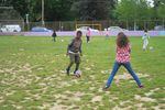 Fourth graders at Grout Elementary in Southeast Portland do soccer drills as part of a program called "Playworks." It was partially funded by a grant from the Portland schools foundation, All Hands Raised.