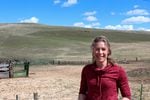 Kelly Birkmaier, Wallowa County rancher, at her property outside Enterprise, Oregon. 