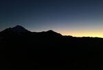 Mount Baker in the twilight