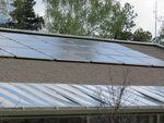 Solar panels on a city-owned building in Ashland.