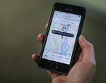 People can summon drivers from ride services like Uber through smartphone apps.
