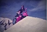 Kathy Phibbs and friends often packed flamingos to mountain summits. 