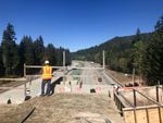 The Interstate-90 project also includes multiple wildlife undercrossings, seen from atop a wildlife bridge.