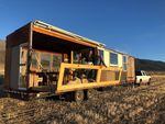Michael Lish and Kristin Broumas have created a one-table restaurant they call "house in the fields." It can be hauled to scenic locations, and with a drop-down wall that becomes a deck, this homemade trailer truly offers a movable feast.