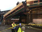 A Portland-bound Amtrak train derailed near Tacoma, Wash., Monday, Dec. 18, 2017.