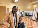 Tiffany Robinson (left) is PTA president at Dr. Martin Luther King Jr. Elementary in Northeast Portland. She has a lot of ties to the school - her father went to King, and she worked at the school. One of her children attended King, and her other son (right) is a second grader there now.