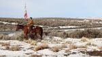 Duane Ehmer patrols the Malheur National Wildlife Refuge complex with his horse Hell Boy during the occupation of the refuge in early 2016.