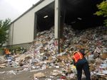 At least 2.5 percent of the material collected from curbside recycling bins will end up going to a landfill after it leaves the Far West Fibers recycling facility.