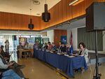 Seven of the eight Democrats on the ballot in the May primary gathered for a forum at the Eugene City Club.