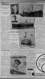 The Sept. 20, 1914 edition of The Oregonian. To the left is a story with shipwreck survivor James Farrell's interview. A photo of him is also printed bottom center. 