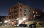 This image from 2020 shows the Baldwin Hotel Museum in Klamath Falls at night.