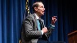 Sen. Ron Wyden addressed constituents' questions at a town hall held at Tigard High School's Deb Fennell Auditorium in Tigard, Ore., on Sunday, Jan. 1, 2020. Wyden spoke about topics ranging from health care to the conflicts with Iran.