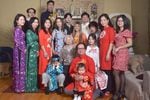 Vyvyan Doan, far right, celebrates Tết, the Vietnamese Lunar New Year, with her family.