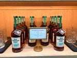 FILE - In this Thursday, June 7, 2018, photo, bottles of Kentucky straight bourbon whisky are displayed at Old Forester Distilling Co. in downtown Louisville, Ky. Bottles of the label's "Birthday" bourbon, not pictured, can draw more than $1,000 each.