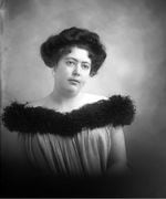 This undated image shows a portrait of photographer Maud Baldwin of Klamath Falls.