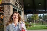 Rep. Cheri Helt at Pacific Crest Middle School in Bend on Oct. 13, 2020. 