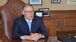 Washington Gov. Jay Inslee at his Capitol office. 