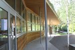 The forested campus of Oregon College of Art and Craft is pictured in the waning weeks of its finals spring 2019 semester.