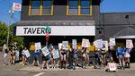 A group of 16 strippers who danced at Northwest Portland’s Magic Tavern voted unanimously to unionize under the Actors' Equity Association in Sept. 2023. The dancers have been on strike since April and picketed the club in June demanding safe working conditions.