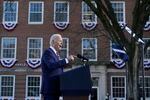 President Joe Biden speaks in support of changing the Senate filibuster rules that have stalled voting rights legislation, at Atlanta University Center Consortium, on the grounds of Morehouse College and Clark Atlanta University, Tuesday, Jan. 11, 2022, in Atlanta.