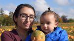 Ana del Rocio Valderrama and her 15-month-old son, Inti Guamani Tainca