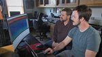 Using artificial-intelligence technology and Oregon State University's super computer, Damon Lesmeister and research assistant Zach Ruff train their computer to process millions of forest noises and to interpret which are actually the calls of spotted owls. 