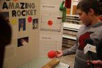 Class Of 2025 student Dale explains his fourth grade science fair project at Earl Boyles Elementary school. Dale said he set up the project more than fifty times to get it work perfectly.
