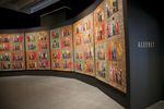 Grisha Bruskin's "Alefbet:The Alphabet of Memory" showcases his towering tapestries at the newly reopened Oregon Jewish Museum and Center for Holocaust Education.