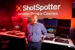 FILE - ShotSpotter CEO Ralph Clarke poses for a portrait photo at one of the company's facilities in Newark, Calif., on Tuesday, Aug. 10, 2021. Clarke said the system's machine ratings have been improved through 