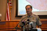 Clackamas County Sheriff Craig Roberts speaks at a press conference on September 9, 2020 in Oregon City, Oregon.