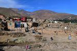 Homes were reduced to rubble in the devastating earthquake in Imi N'Talat, Morocco, on Sept. 12.